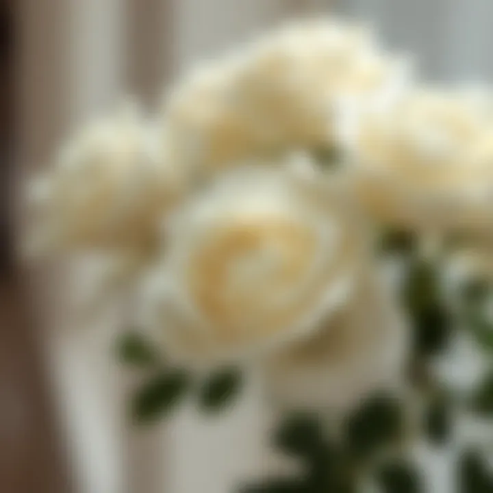 The Allure of White Faux Roses in Fashion and Decor Summary