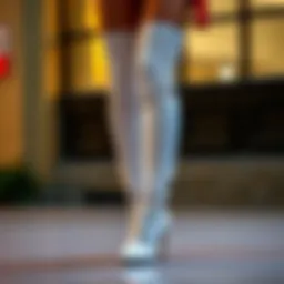 The Allure of White Thigh High Heel Boots Introduction
