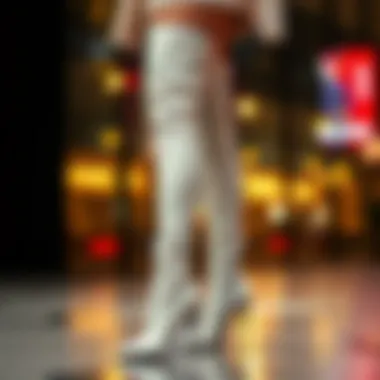 Notable The Allure of White Thigh High Heel Boots Notable The Allure of White Thigh High Heel Boots