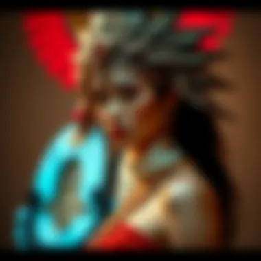Modern reinterpretation of goddess headpieces in fashion