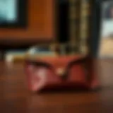 Craftsmanship in Soft Leather Eyeglass Pouches Elegant soft leather eyeglass pouch showcasing craftsmanship