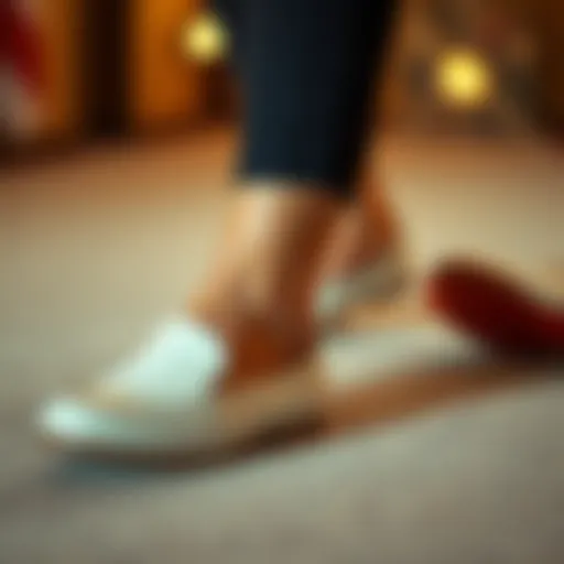 Comfortable flat shoes designed for pregnancy