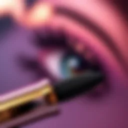 An elegant close-up of SheGlam mascara tube showcasing its design