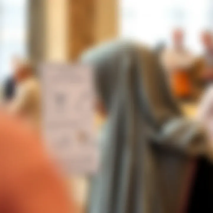 Care instructions displayed for maintaining chiffon hijabs