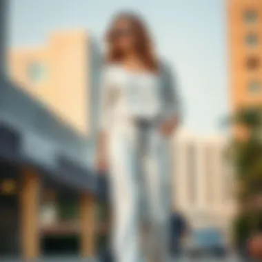 Chic outfit combination featuring flowy business pants and classy top