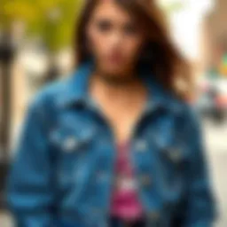 The Versatility of the Blue Jean Cape Jacket Introduction