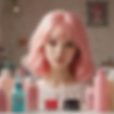 Essential Care Products for Lolita Wigs An array of Lolita wig care products and accessories