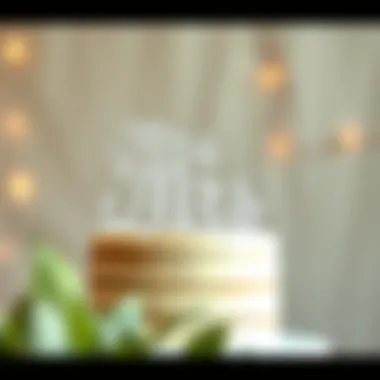 Whimsical Typography in Cake Toppers Whimsical Mr and Mrs cake topper featuring unique typography