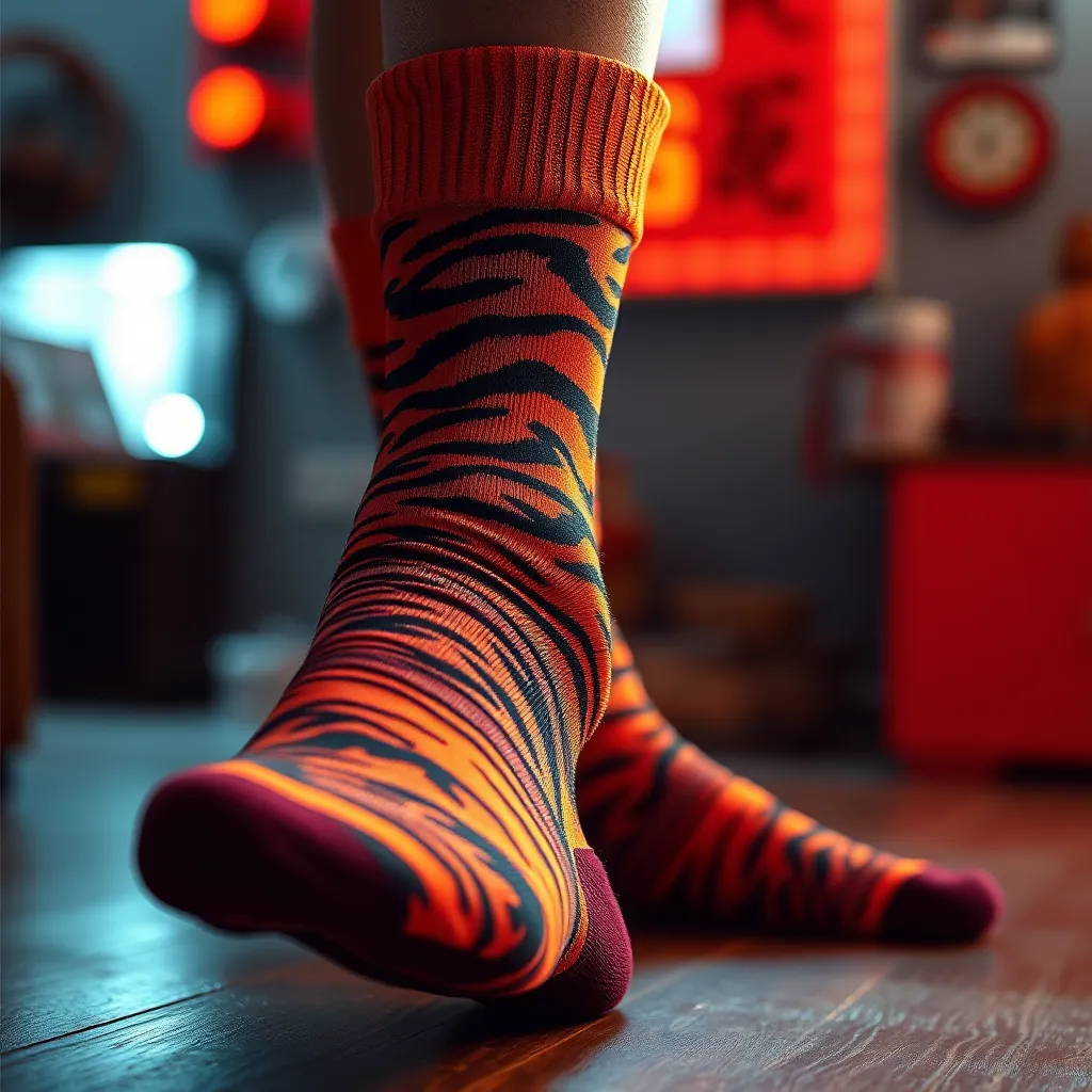 The Allure of Tiger Print Socks in Fashion
